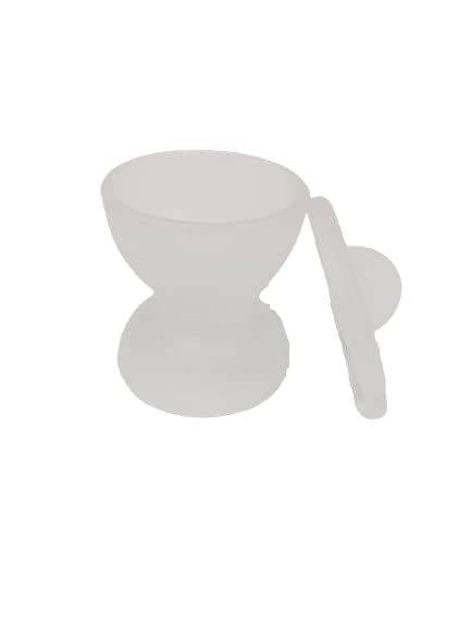 NMD Nexus Medodent Dental Mini Silicon Cup Autoclavable To Mix Anything Non Sticky Like Cold cure, Acrylic, Bond With Cover Lid (1Pcs/Pk)