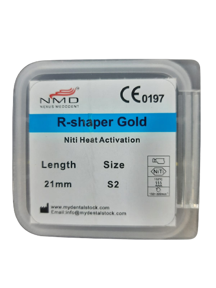 NMD Dental R-Shaper Gold File (pack of 6pc) (21MM, S2)