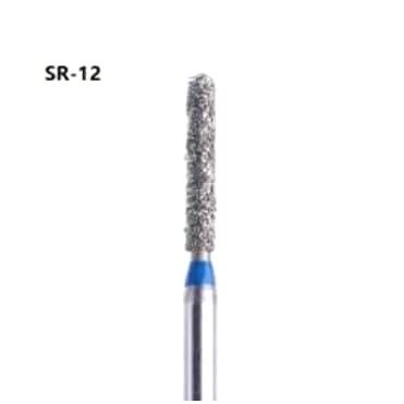 Dental Straight Round End Diamond Bur Kit (SR-12)