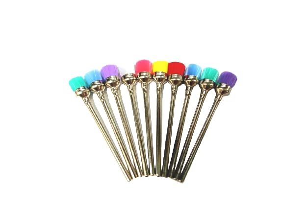 NMD Nexus Medodent Dental Straight Hand Piece Prophy Brushes For Cleaning And Prophylaxcis Polishing On Teeth (10pcs/Pk)