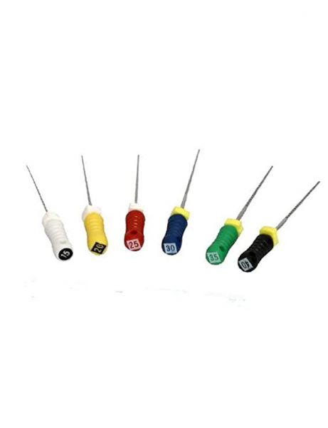 NMD Nexus Medodent Dental Stainless Steel(S.S)-H-Files (25mm,#6)
