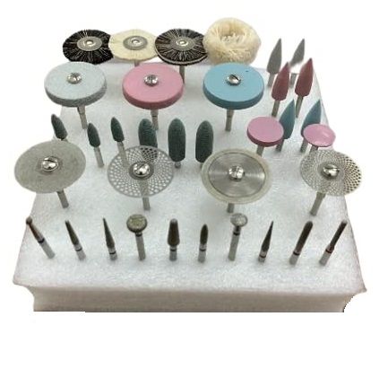 Dental Grinding Or Polishing Kits For Ceramic (35pcs/pk) For Dental Lab Use