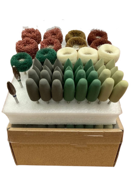 Dental Grinding or Polishing Kits For Acrylic (47pcs/pack) For Lab Use