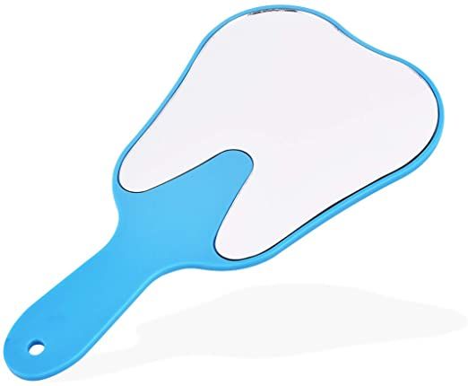 Dental Tooth Shape Mirror Assoorted Colour (Face Mirror)