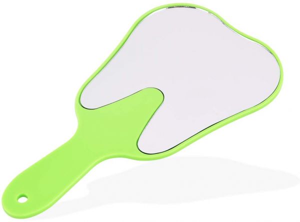 Dental Tooth Shape Mirror Assoorted Colour (Face Mirror)