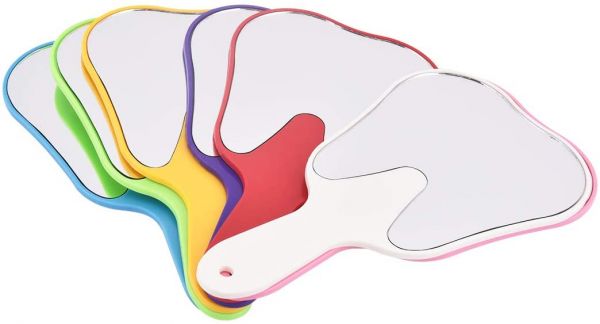 Dental Tooth Shape Mirror Assoorted Colour (Face Mirror)