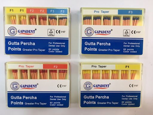 Gutta percha points Sure-Endo type ProTaper (60 pcs box) F3 F3