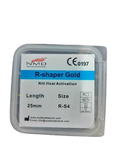 NMD Dental R-Shaper Gold File (pack of 6pc) (25MM, R-S4)