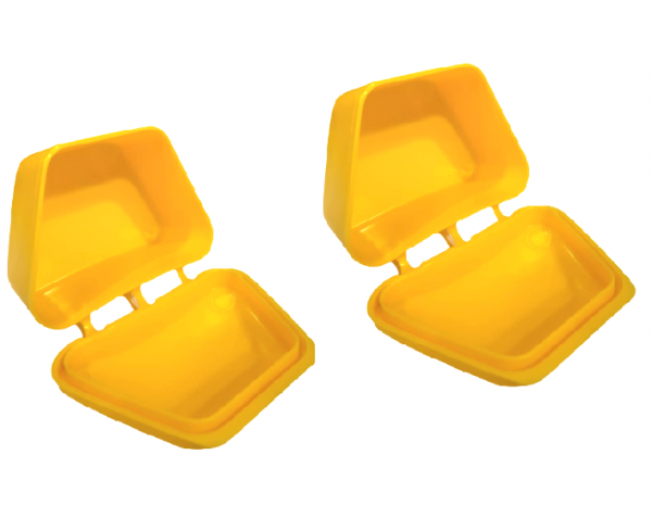 NMD Dental Denture Box (Yellow Colour) (Pack of 9pcs)