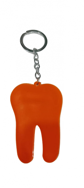 NMD Nexus Medodent Dental Root shape large size Rubber kaychain (Pack of 1)