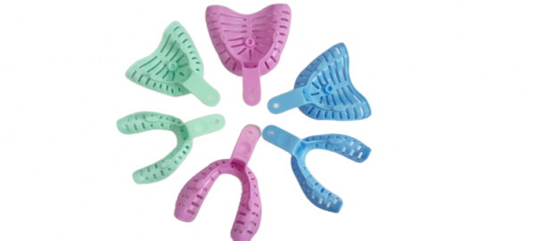 NMD Nexus Medodent Dental Low Profile High Accuracy Edentulous Impression Trays(Low Temp) (Pack of 6 Pcs)