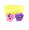 NMD Dental Frog Hand Toy With Tooth shape Erasers for engaging Pedo Patients (Pack of 1Pc)