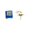 Dental Golden Metal Post Refill Screw (PACK OF 12PC