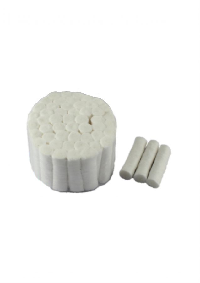  Premium Dental Cotton Rolls #2 Medium 1.5 x 3/8 Extra  Absorbent Non-Sterile Cotton Roll (100 Pack) : Industrial & Scientific